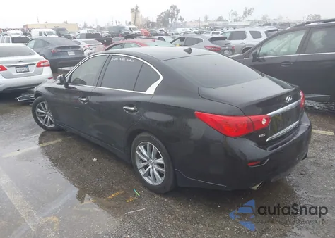 2014 Infiniti Q50 Premium z USA, uszkodzony, nr VIN JN1BV7ARXEM699091